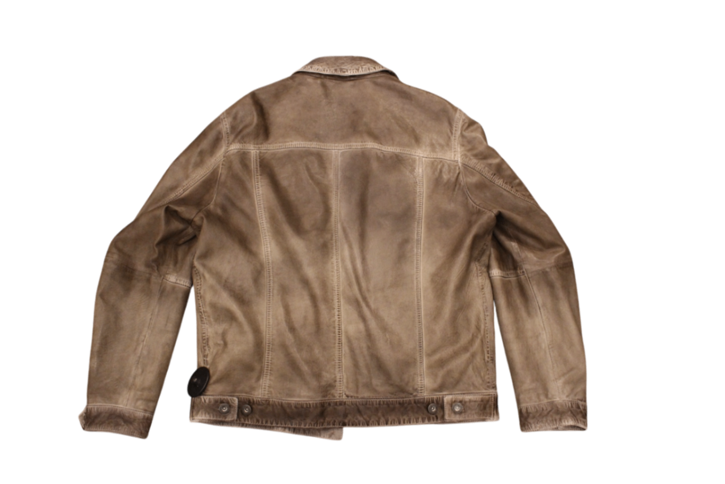Milestone Jacket Brown Leather, Size L