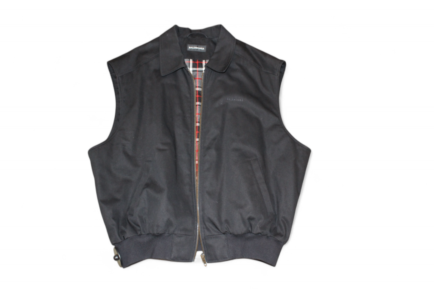 Balenciaga SS19 Twinset Jacke Schwarz, Größe M
