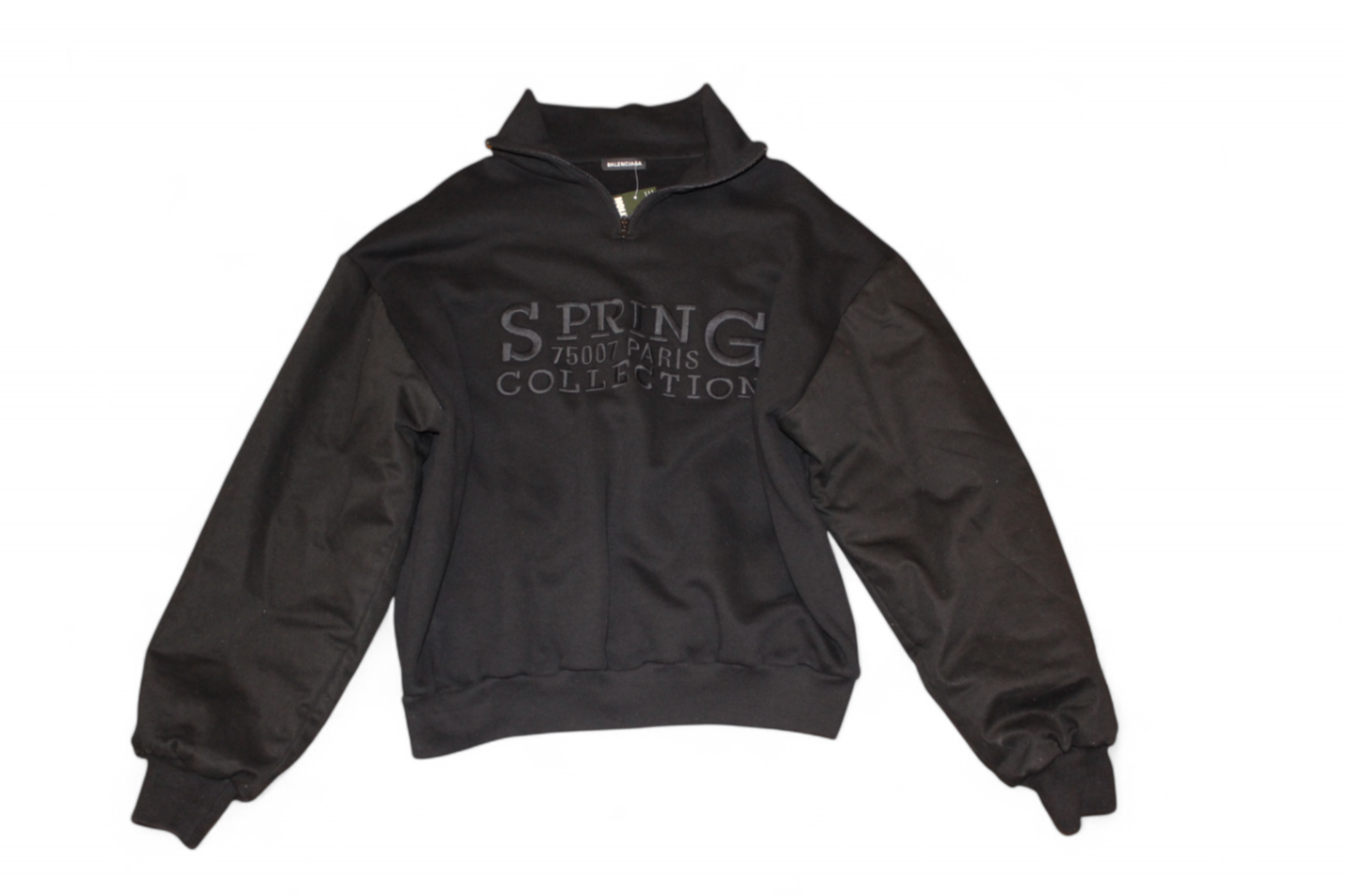 Balenciaga SS19 Twinset Jacke Schwarz, Größe M