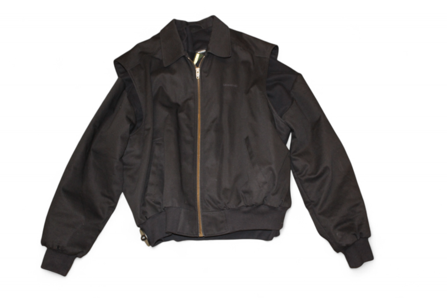 Balenciaga SS19 Twinset Jacke Schwarz, Größe M
