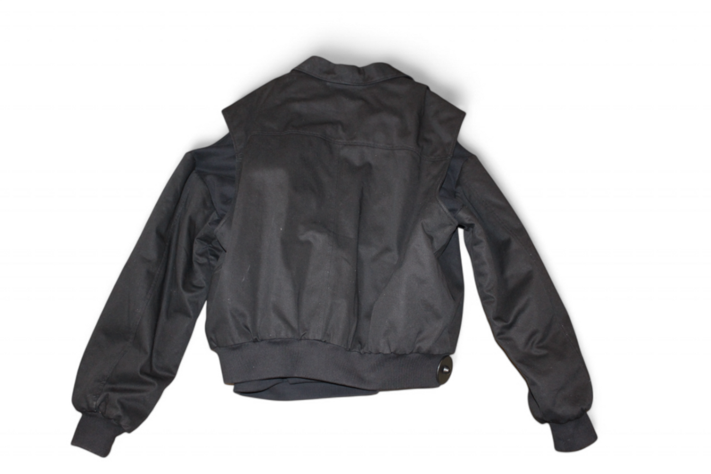 Balenciaga SS19 Twinset Jacke Schwarz, Größe M