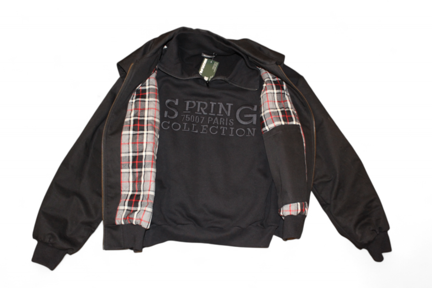 Balenciaga SS19 Twinset Jacke Schwarz, Größe M