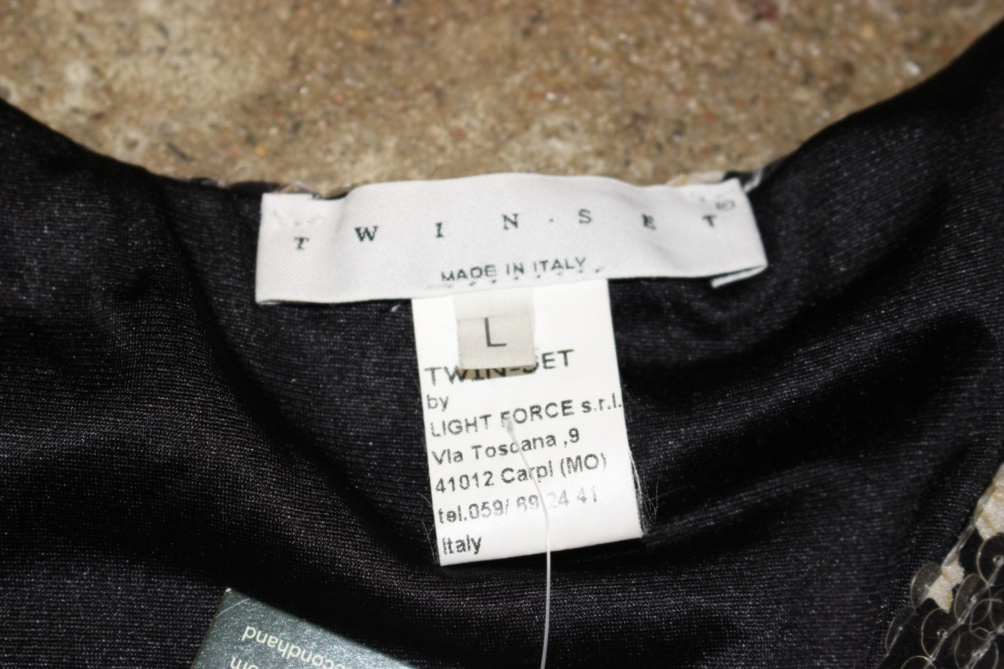 Twinset Dress Sequinned, Floral print, Size S