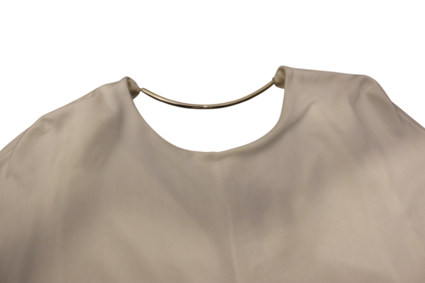 T by Alexander Wang Dress White, Neck cuff, Size S