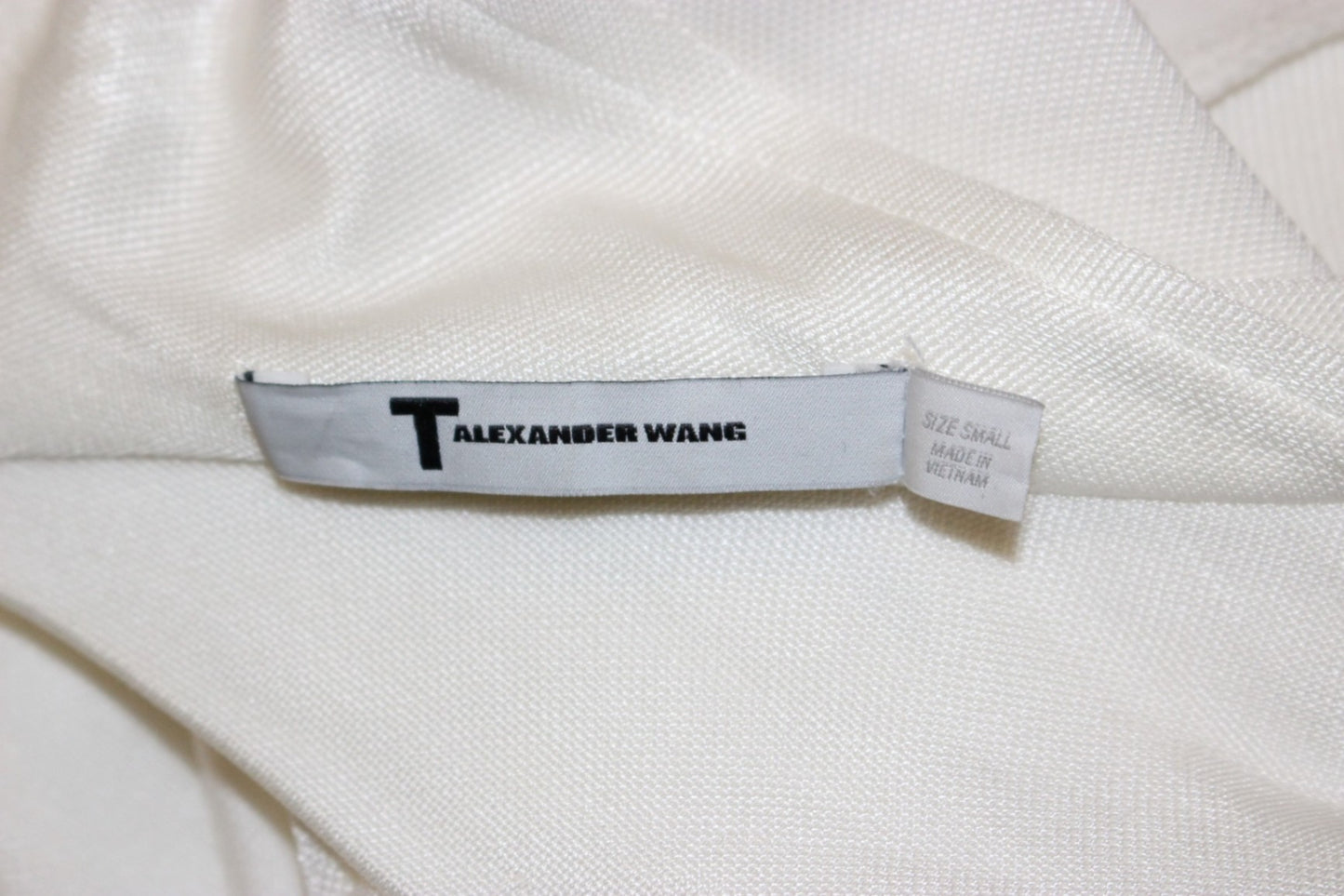 T by Alexander Wang Dress White, Neck cuff, Size S