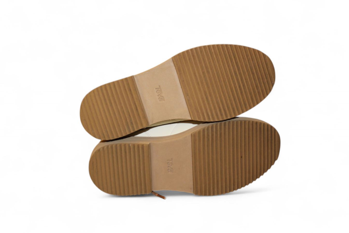 Teva Boots Cream Leather, Midform, Size 39
