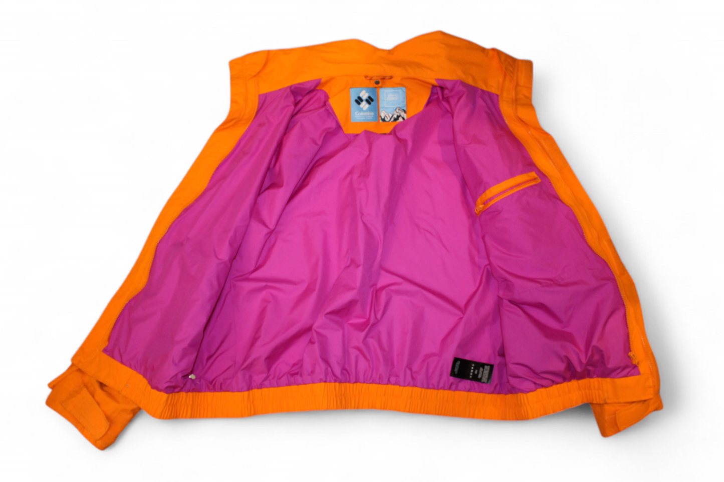 Opening Ceremony x Columbia Jacket Orange and purple, 3 way jacket (outer shell can be zipped to inner puffer jacket + reversible), Size XL