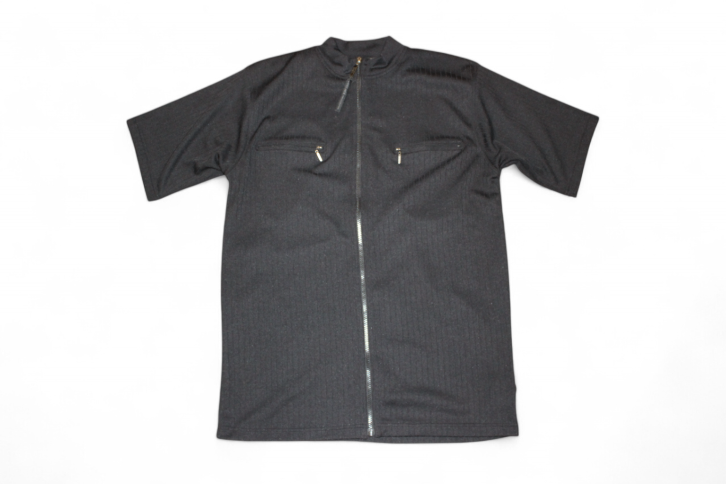 Versace Jeans Top Black, zippers, Size L