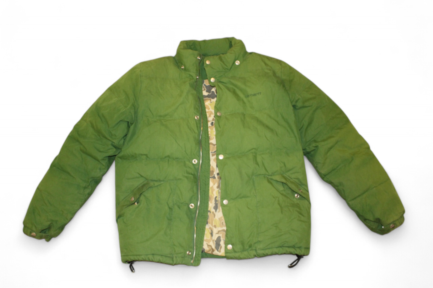 Carhartt Jacket Green, Puffer/Down, Size L