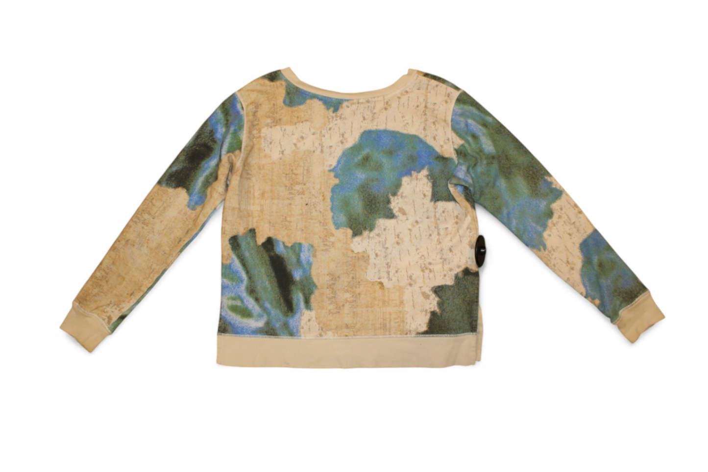 Acne Studios Sweater XS/S Multicoloured Cotton, Beige, Abstract print, B