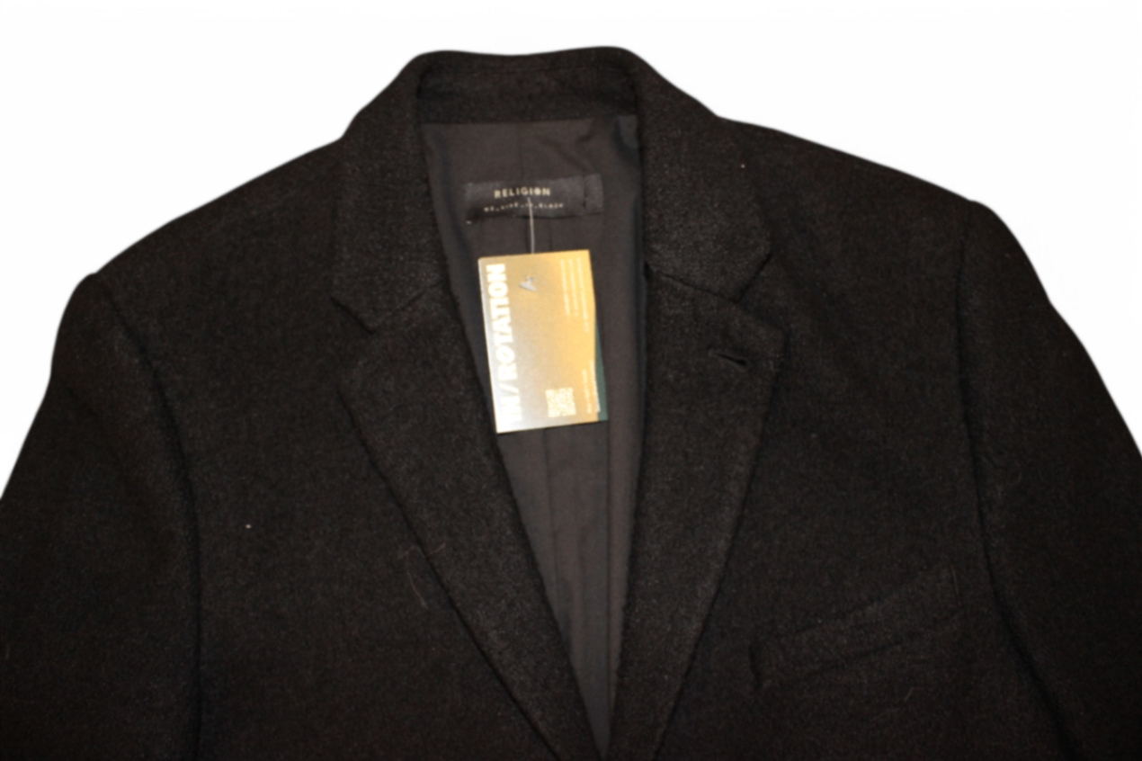 religion Coat S Black Wool blend, Se