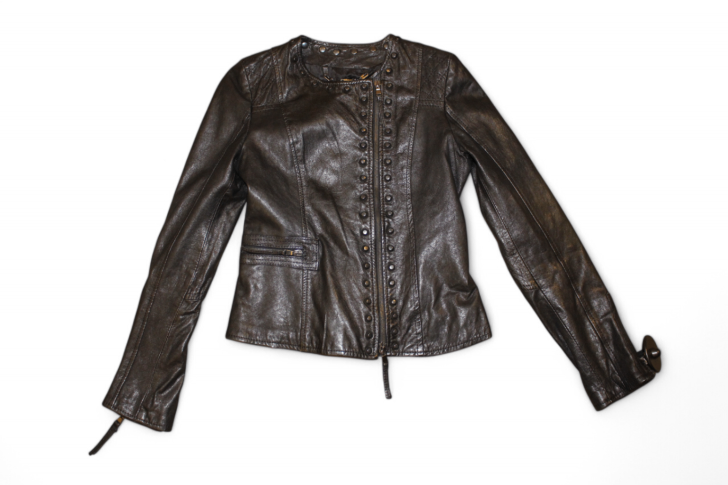 Imperial Jacket S Black Leather studded, Se