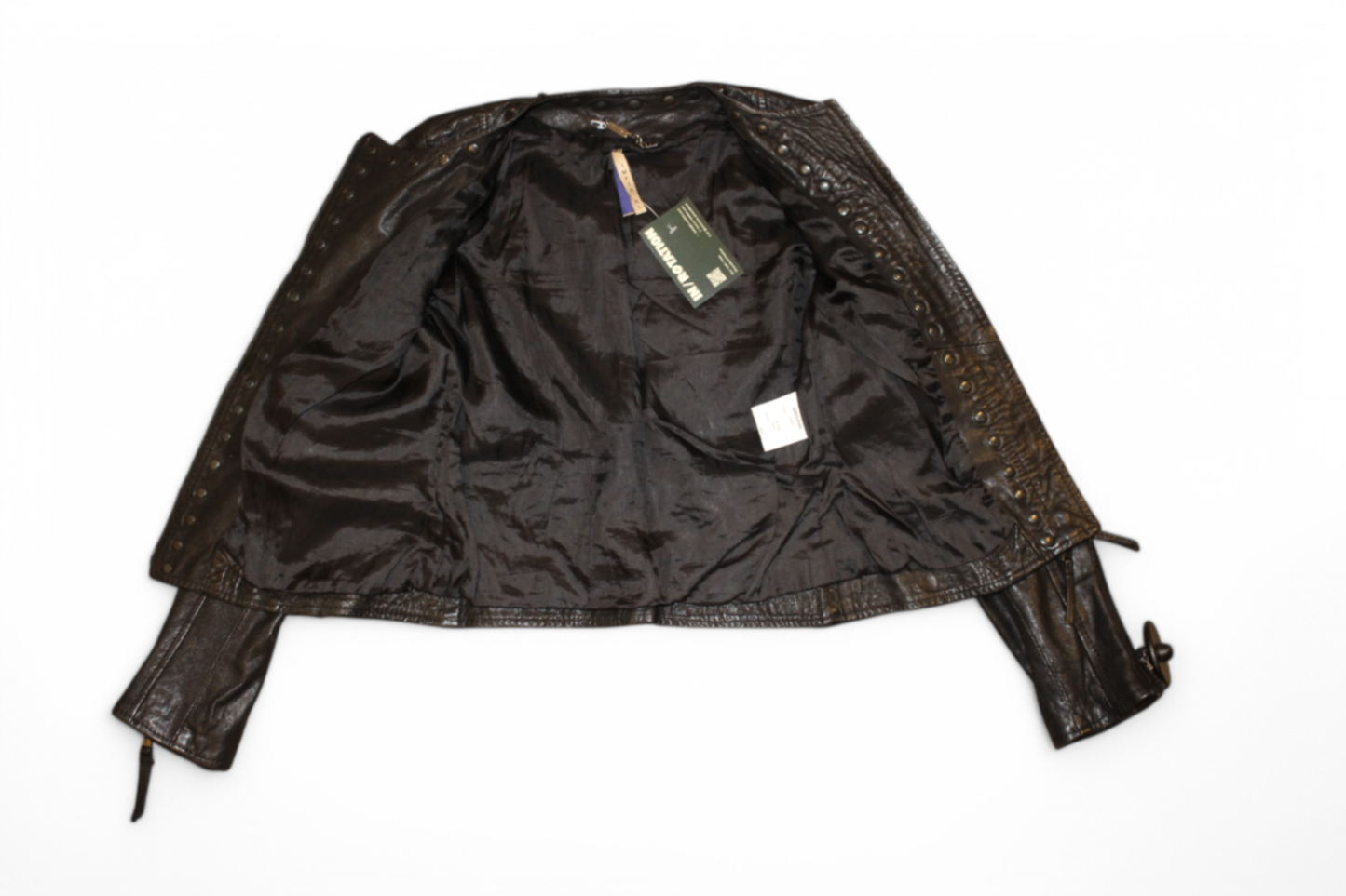 Imperial Jacket S Black Leather studded, Se