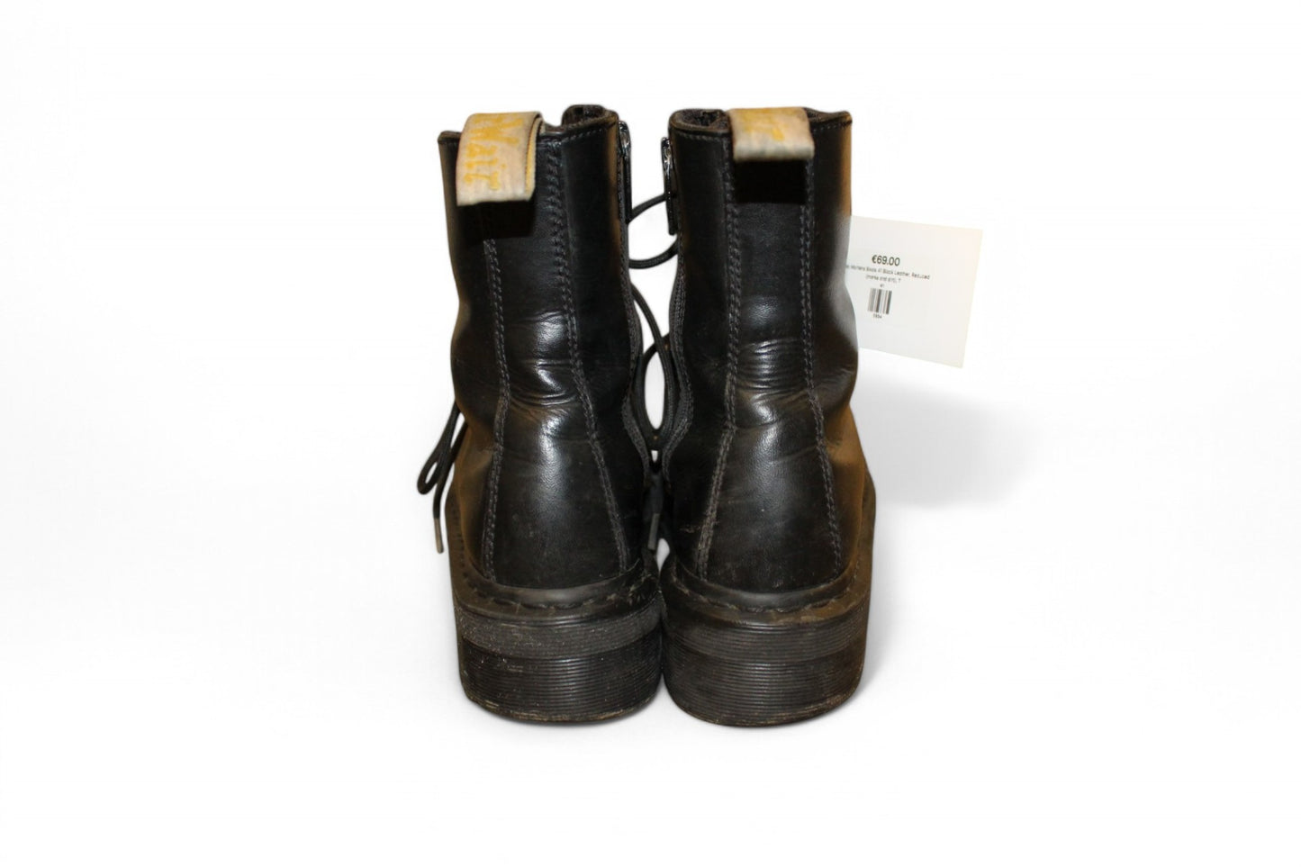 Doc Martens Boots 41 Black Leather, Reduced (marks and dirt), T