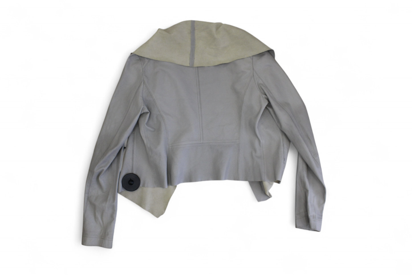 7 for all mankind Jacket S Grey Leather, T