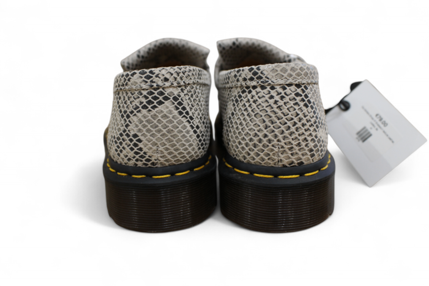 Doc Martens Shoes 41 Snakeskin texture Leather, Loafers, Se