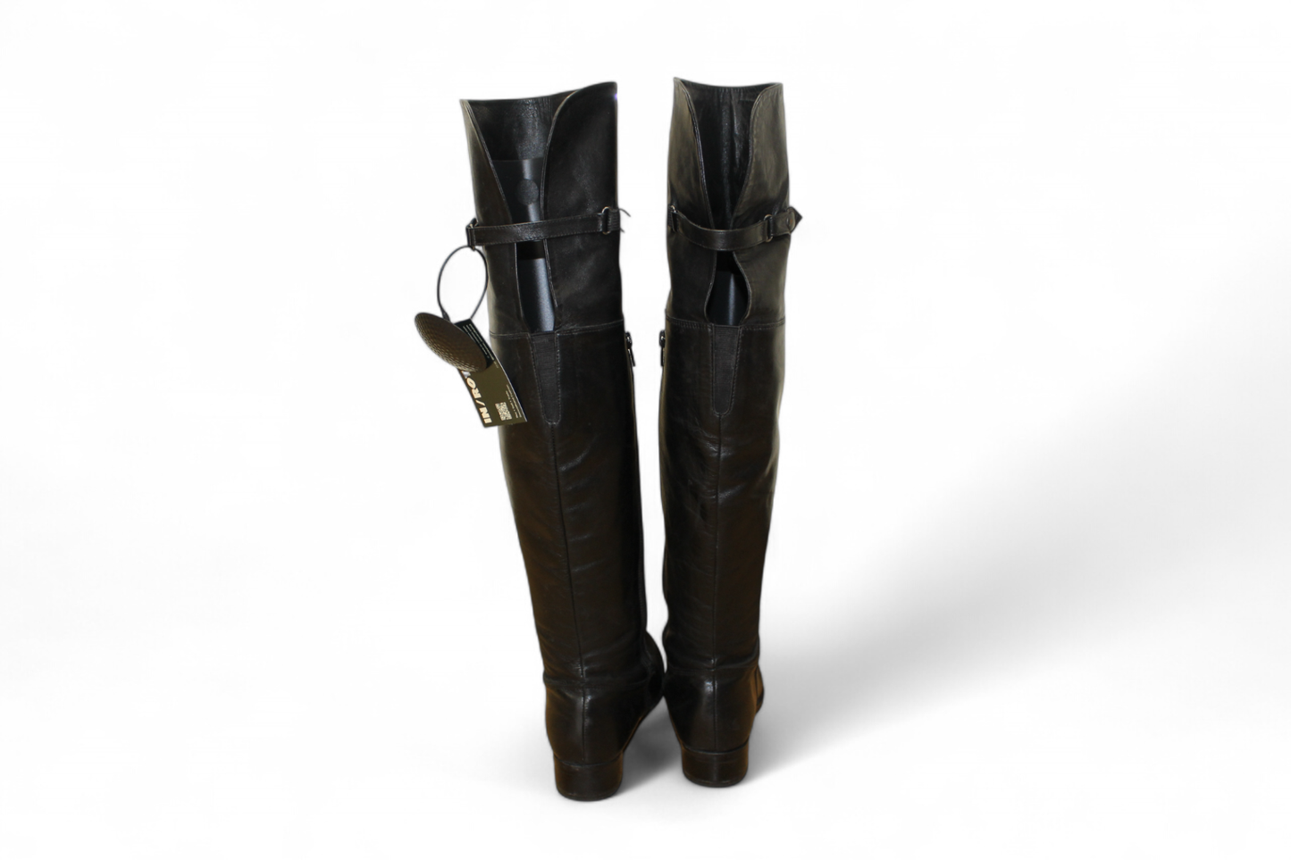Belmondo Boots, Black Leather, Size 38 (Mainzerstr)