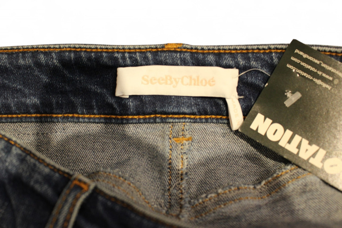 W - See by Chloe Skirt S Blue Denim, D, (C)