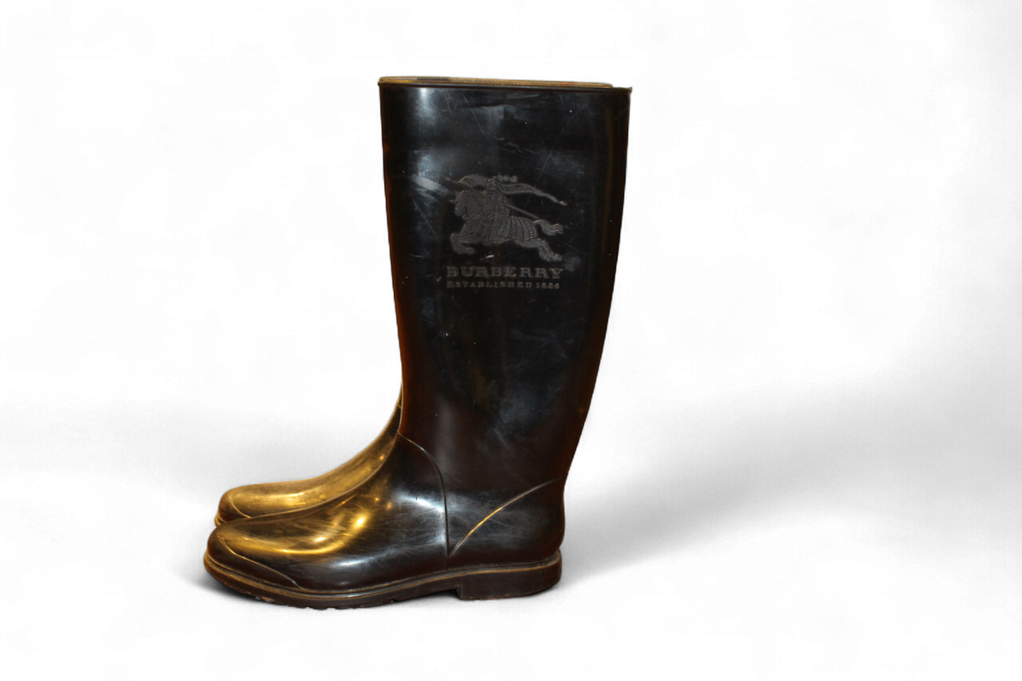 W - Burberry Wellington/Gumboots 38 Black, D, C