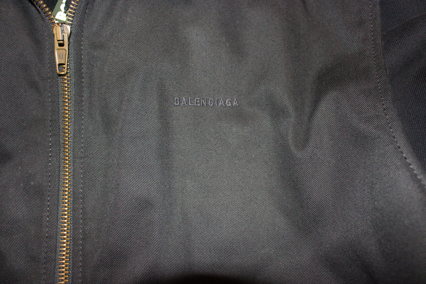 Balenciaga SS19 Twinset Jacke Schwarz, Größe M