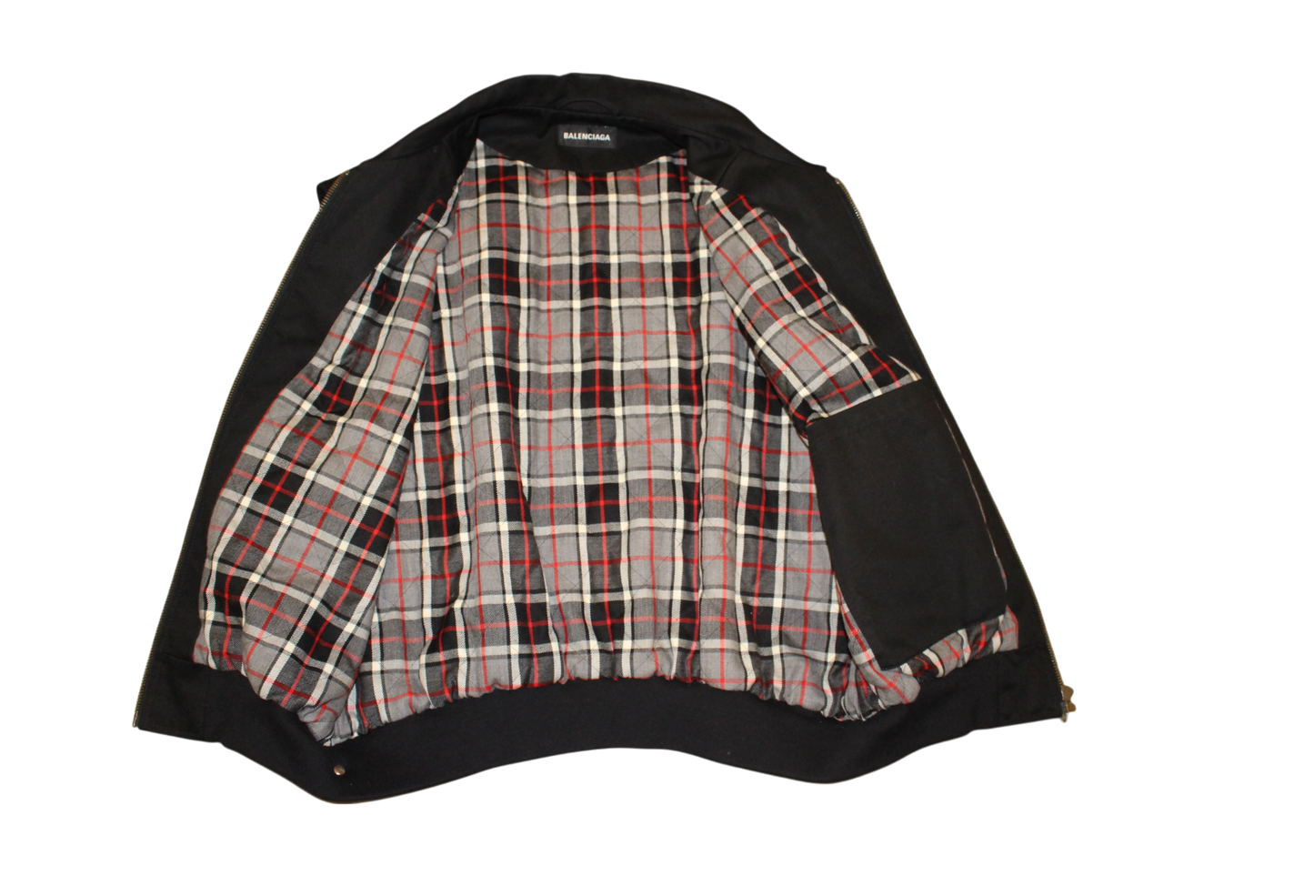 Balenciaga SS19 Twinset Jacke Schwarz, Größe M