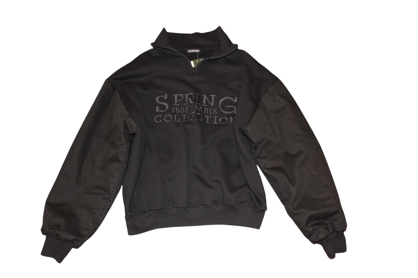 Balenciaga SS19 Twinset Jacke Schwarz, Größe M