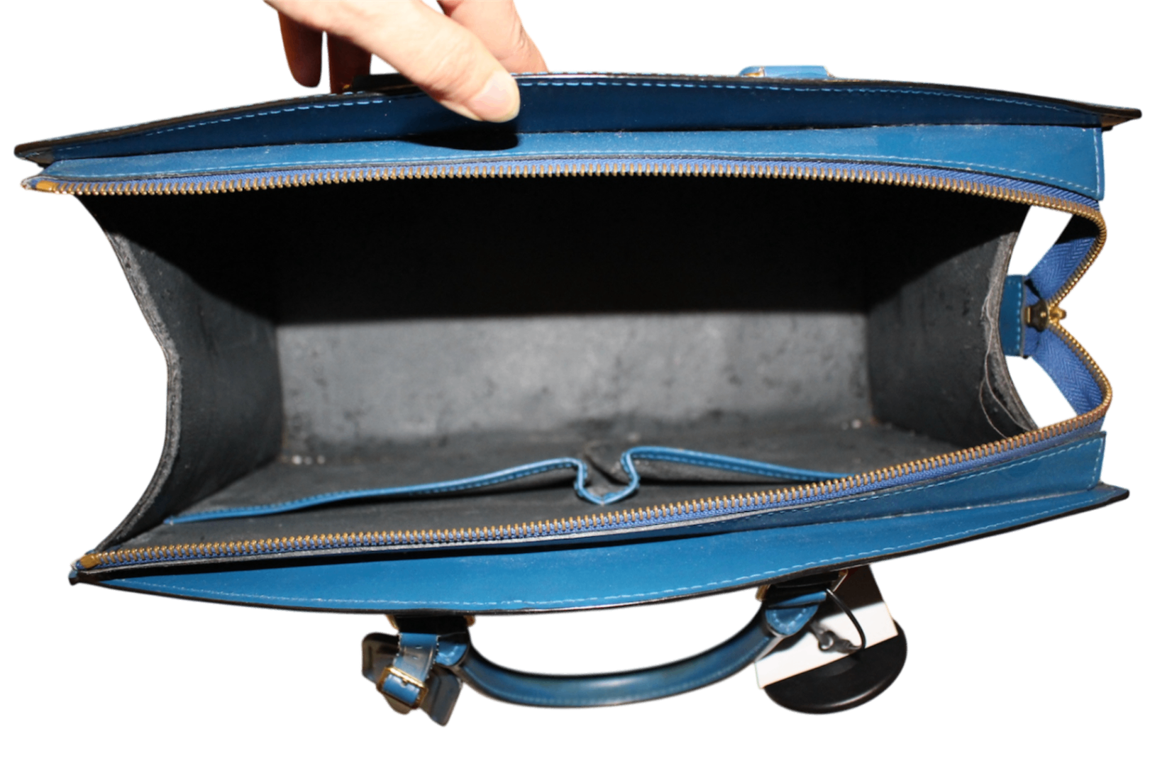 Louis Vuitton Riviera Bag Blue Leather