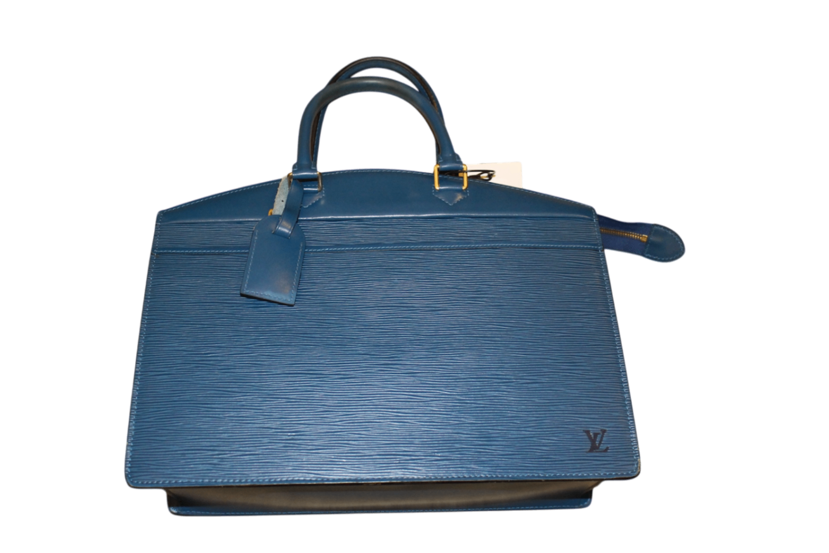 Louis Vuitton Riviera Bag Blue Leather
