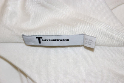 T by Alexander Wang Dress White, Neck cuff, Size S