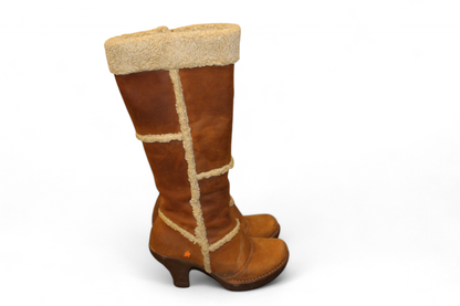 The Art Company Stiefel 40 Braun Leder, Se