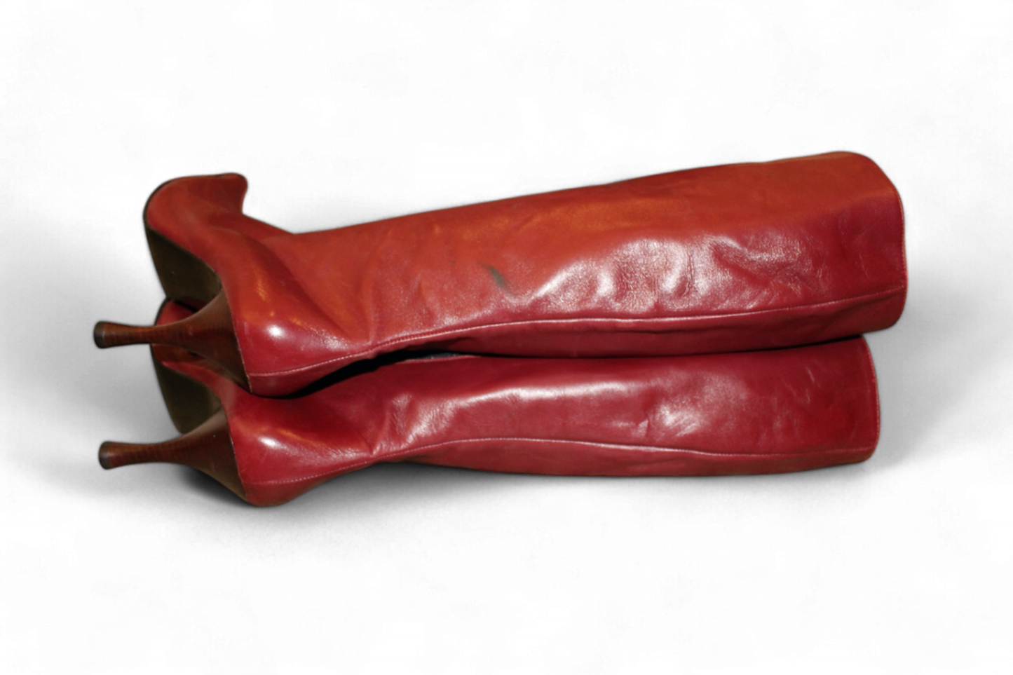 di Lara Boots 38 Red Leather