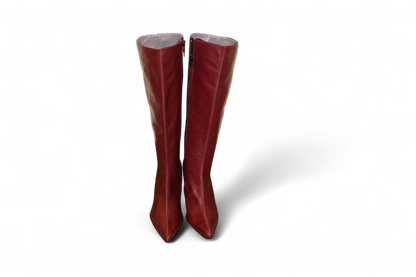 di Lara Boots 38 Red Leather