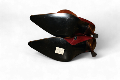 di Lara Boots 38 Red Leather