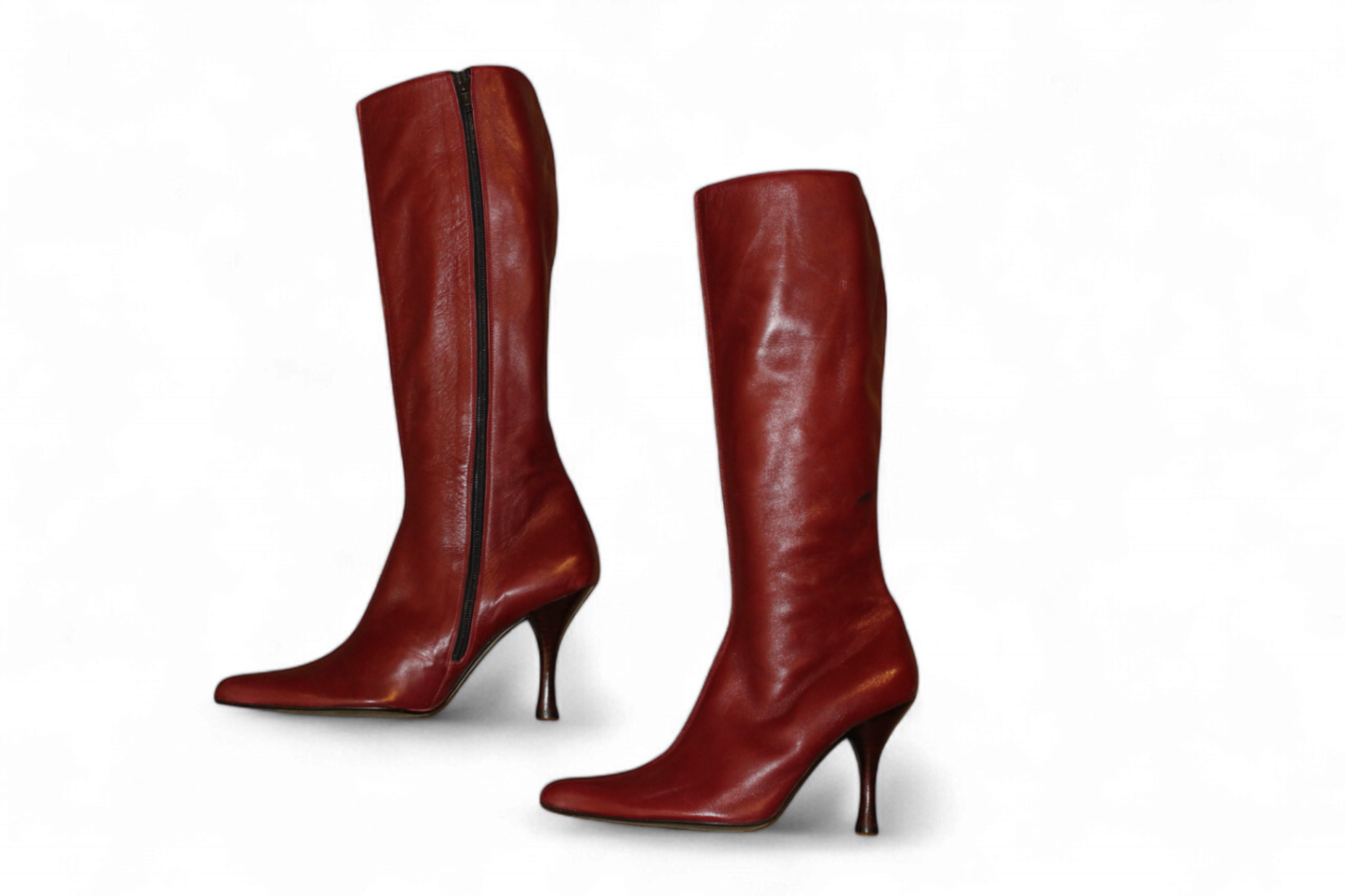 di Lara Boots 38 Red Leather
