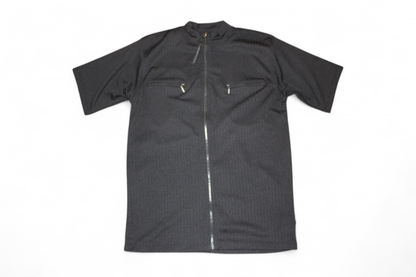 Versace Jeans Top Black, zippers, Size L