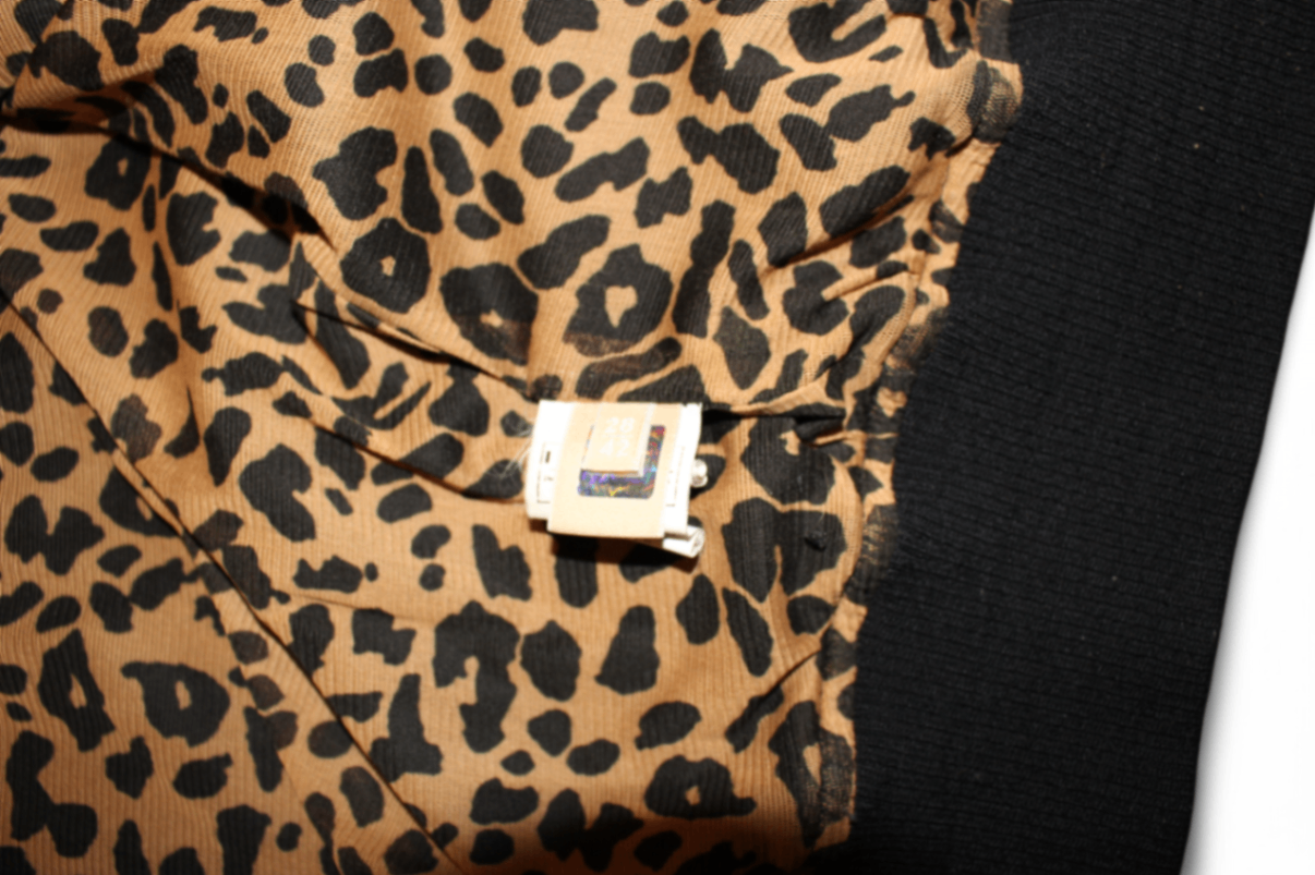 Galliano Jacket S Black, Bomber, Leopard print lining, B