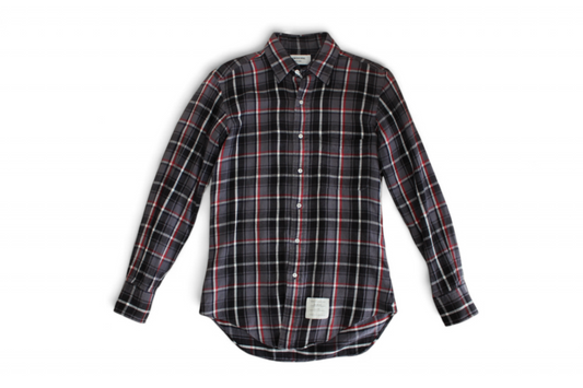 Thom Browne Shirt M Tartan, Grey, D, C