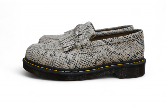 Doc Martens Shoes 41 Snakeskin texture Leather, Loafers, Se