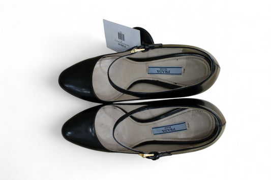 Prada Shoes 39 Black Leather D, C