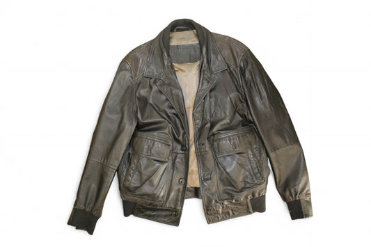 Bugatti Jacket, Black Leather, Size S