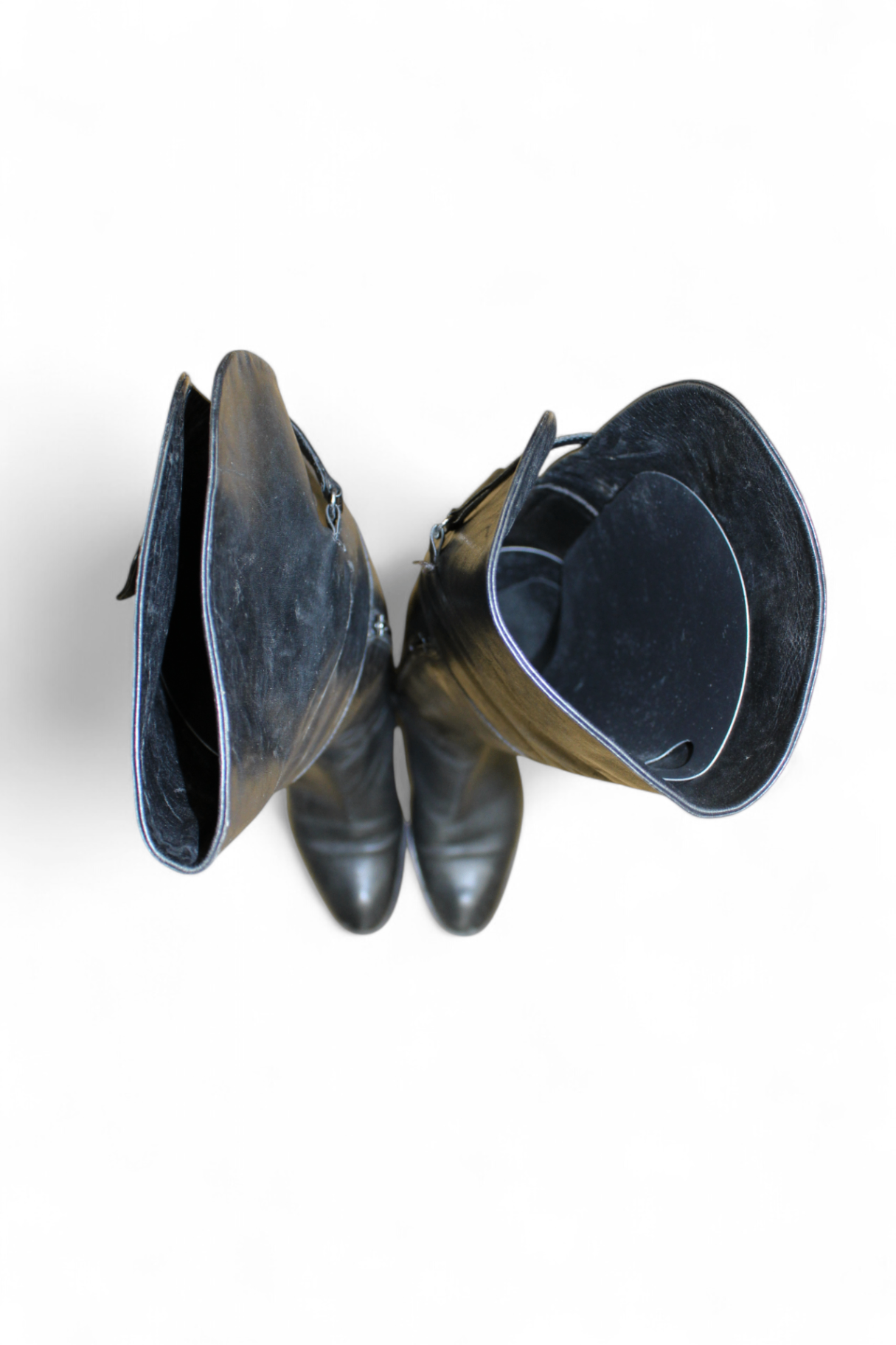 Belmondo Boots, Black Leather, Size 38 (Mainzerstr)