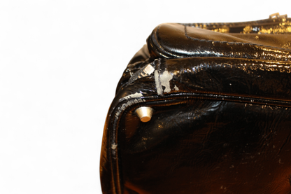 W - Chloe Hand Bag Black Patent Leather, with coin purse, D, (C)