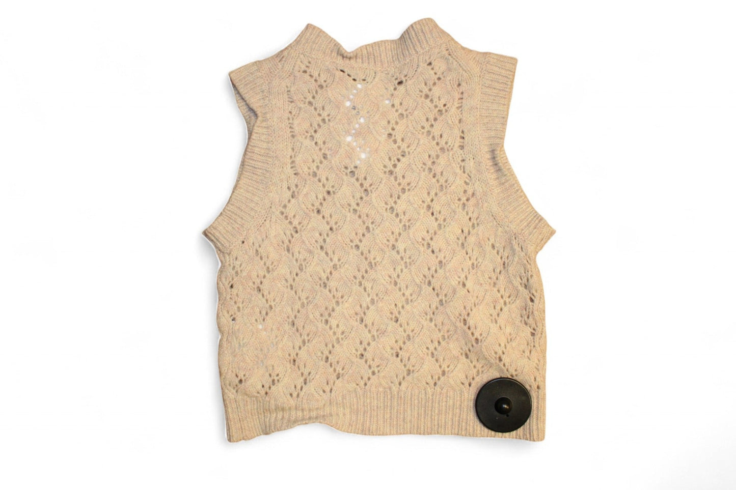 W - Acne Studios Knit Vest S Beige Wool, D, Se