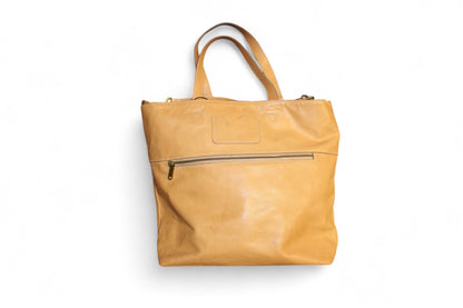 W - Bree large shopper Bag Camel Leather, Se