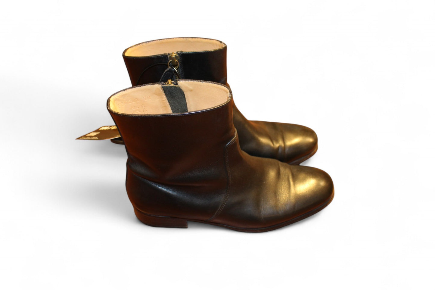 W - A.P.C. Boots 38 Black Leather D, (C)