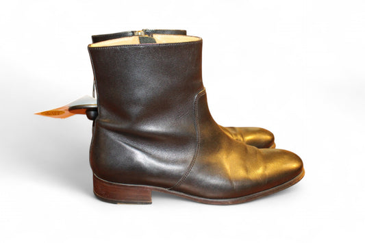 W - A.P.C. Boots 38 Black Leather D, (C)