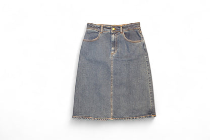 W - See by Chloe Skirt S Blue Denim, D, (C)