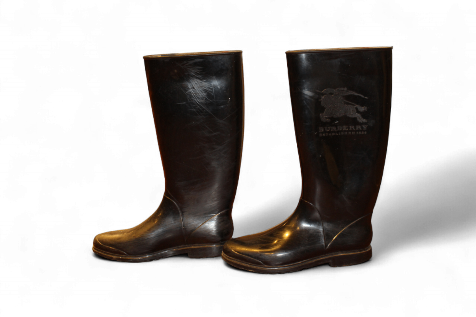 W - Burberry Wellington/Gumboots 38 Black, D, C