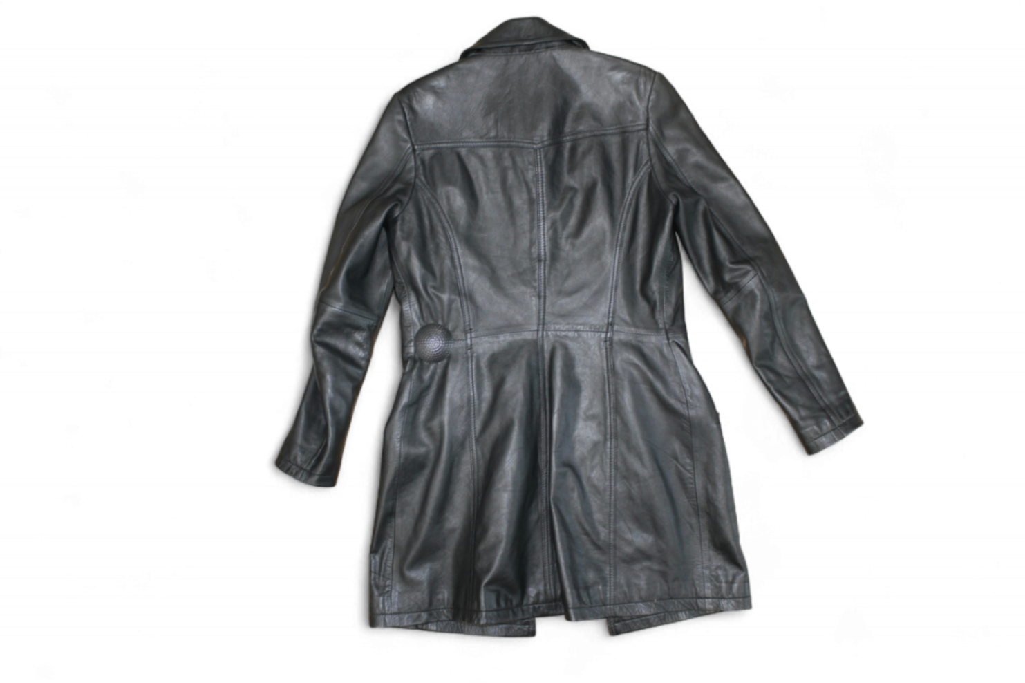 M - Vintage Street One Coat M Black Leather, B