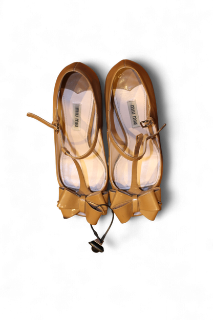 W-Miu Miu Shoes 37.5 Beige heels, C